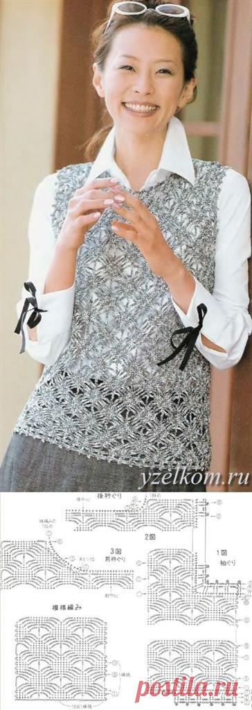 you know that I love wearing a tank top, these little sweaters can be put on or off without worry, and whatever the time of the day. I found this one.