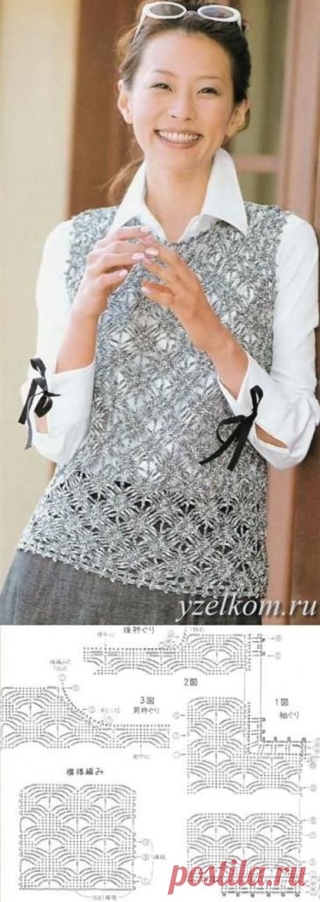 you know that I love wearing a tank top, these little sweaters can be put on or off without worry, and whatever the time of the day. I found this one.