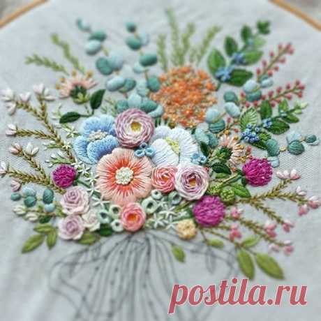 Очаровательная вышивка!