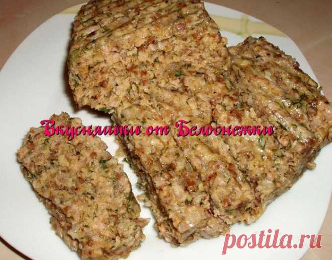 Гречнево-мясная запеканка.