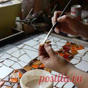 Очень понравилась идея для кухни - мозаика в интерьере