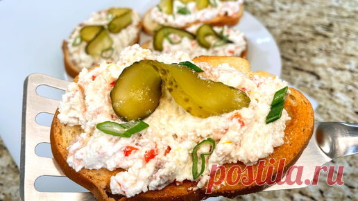 Рецепты в гостях у Вани | Вкуснейшая Намазка на Хлеб. Готовится 5 минут! Бутерброды на праздник с рыбой.