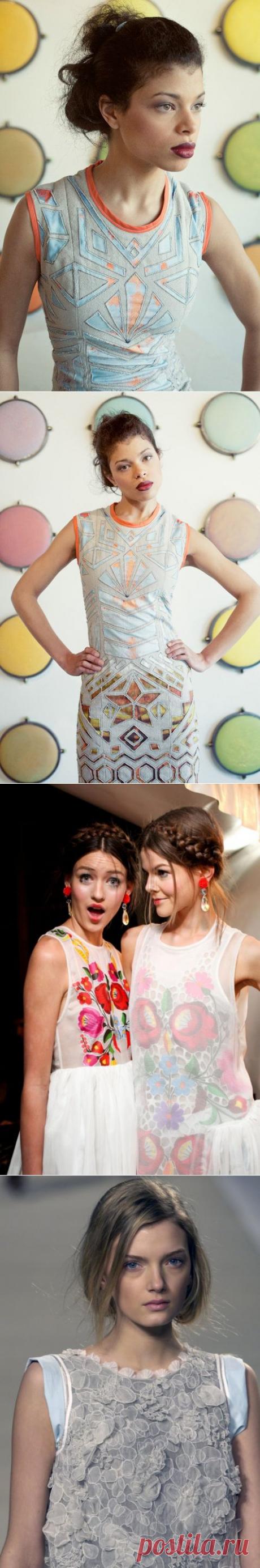 Платья с интересными фактурами (подборка) / Фактуры /