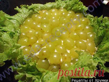 Салат Тиффани с виноградом орехами и курицей и 15 похожих рецептов: фото, калорийность, отзывы