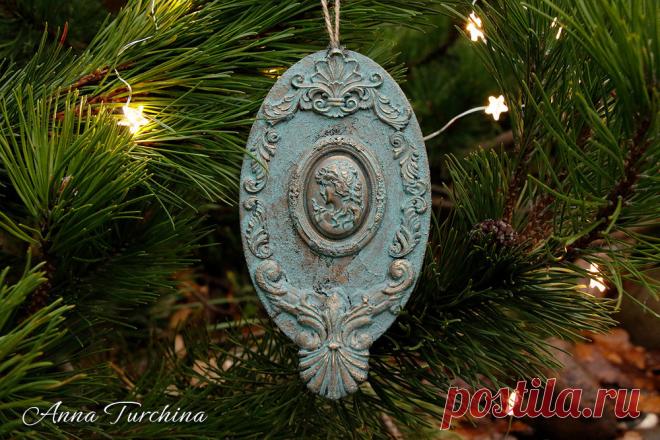 Декор интерьерных новогодних украшений