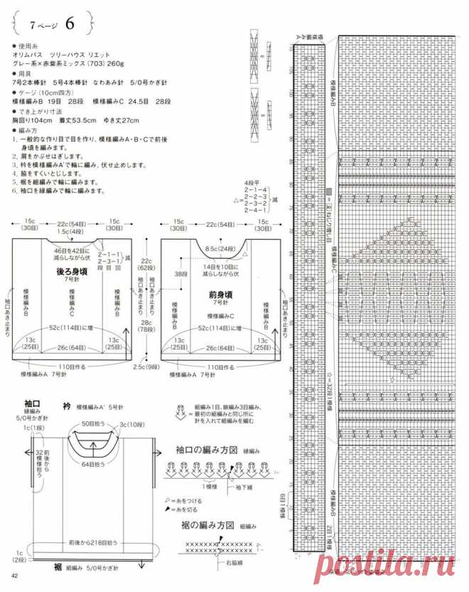 Что связать из меланжевой пряжи или из коротких секций? Модели, схемы. | Ольга Прилуцкая, вязание. | Дзен