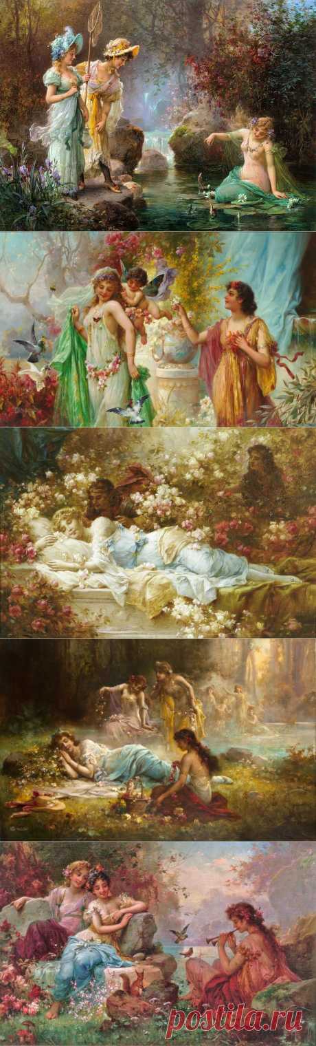 Hans Zatzka (Ханс Зацка, 1859-1945, Austrian) \2\