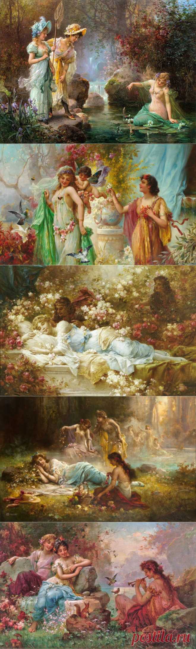 Hans Zatzka (Ханс Зацка, 1859-1945, Austrian) \2\