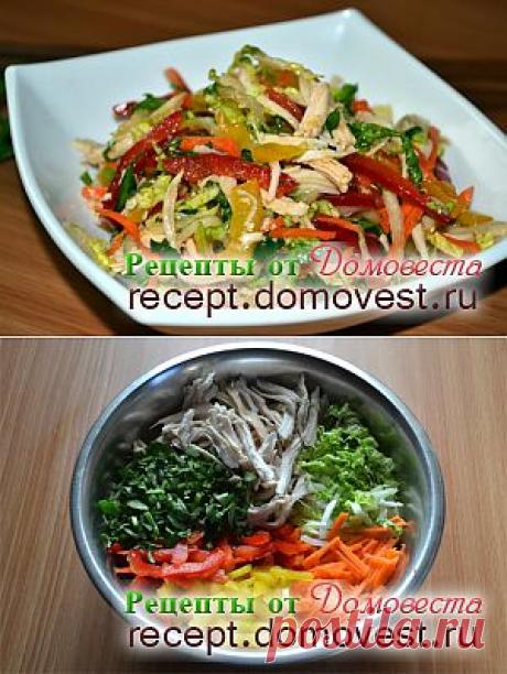 Азиатский салат Оливье – Корейская закуска из курицы и овощей » Рецепты от Домовеста