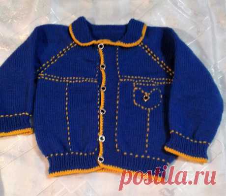 Костюм для мальчика спицами