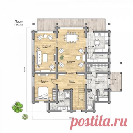 Проект дома в Кижах — цена строительства под ключ в Москве и Подмосковье