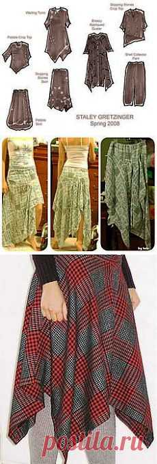 Lagenlook patterns and line drawings в Pinterest