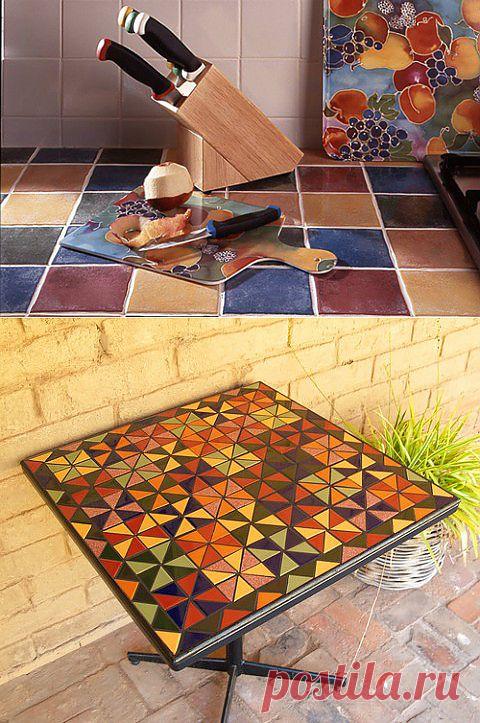 Своими руками! Мозаичная кухонная столешница | Квартирный вопрос