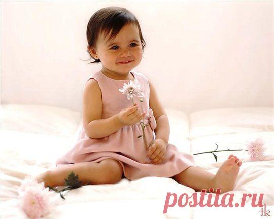 Выкройка-основа детского платья.