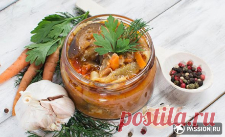 7 рецептов консервированных салатов с баклажанами