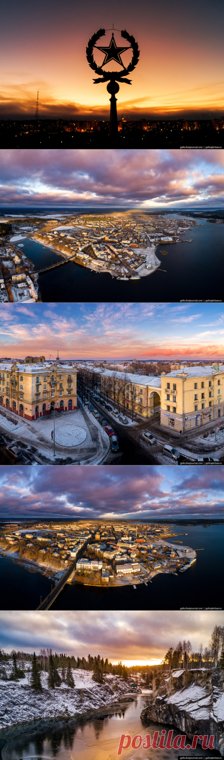 Столица Карелии и город среди озёр