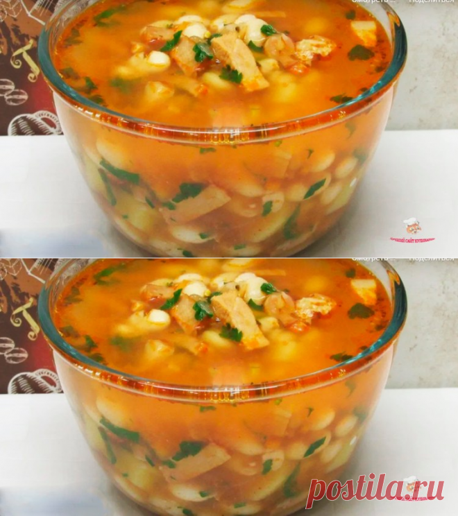 Вкусный суп на обед. Готовь хоть каждый день