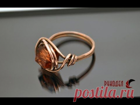 Кольцо из проволоки своими руками. Видео от Анатольевича. - YouTube
