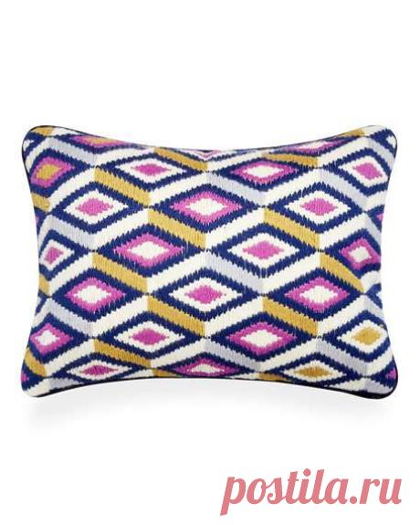 Джонатан Адлер лаванды Уорт-Авеню Подушка Барджелло и соответствующие элементы