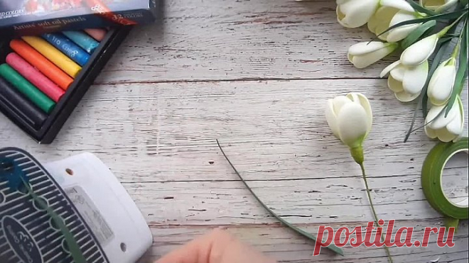 Крокусы из фоамирана! Нежная красота!