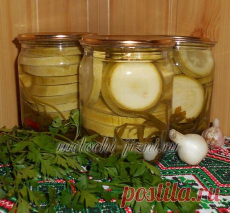 Рецепт маринованных кабачков на зиму