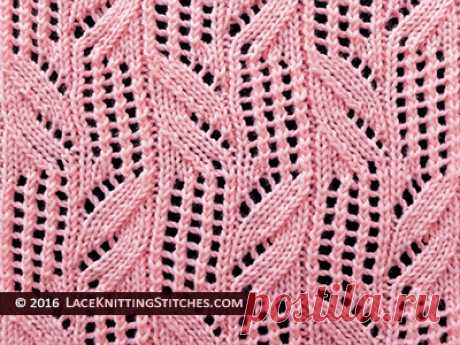 Lace Knitting Stitches: Lace Chart #20