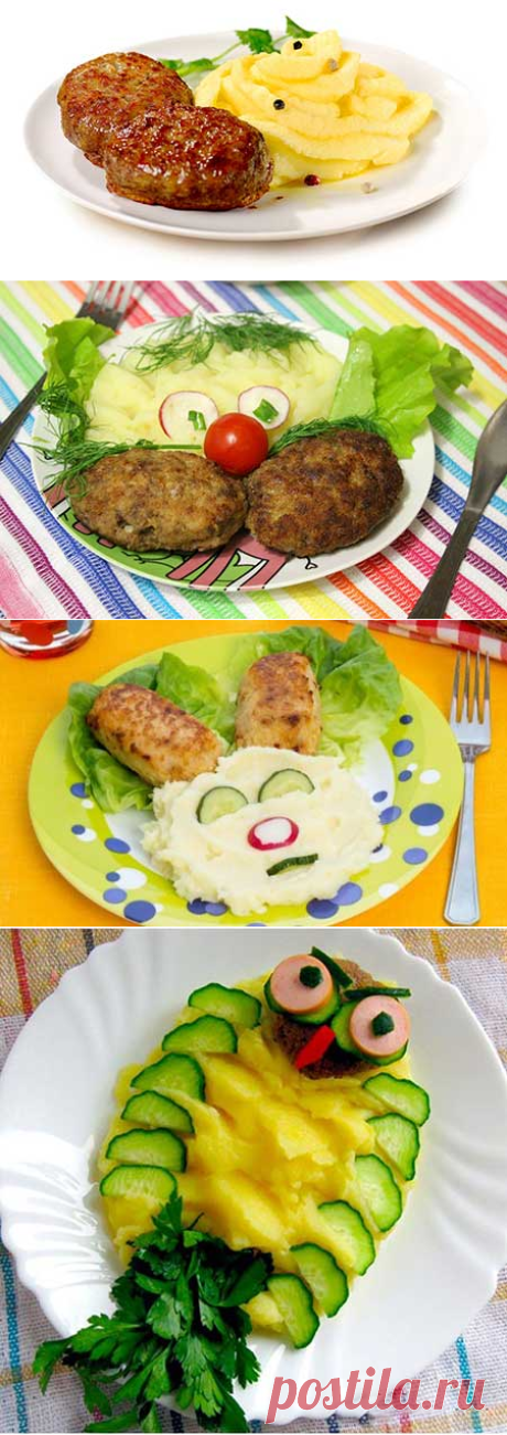 Рецепт вкусных котлет из мясного фарша с фотографиями оформления для детей.