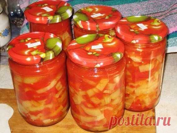 Кабачковое лечо с чесноком