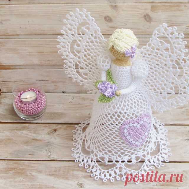 Самые красивые ажурные ангелы крючком - Handmade-Paradise