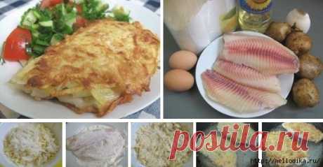 Рыба в картофельной корочке