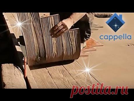 Дерево из бетона. Тротуарная дорожка своими руками. Штамп под дерево