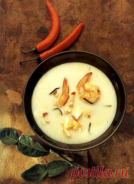 Рецепт Кокосовый суп с королевскими креветками - Тайская кухня - Деликатеска.ру — Деликатеска.ру