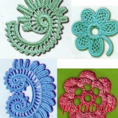 Ирландское вязание узоры схемы