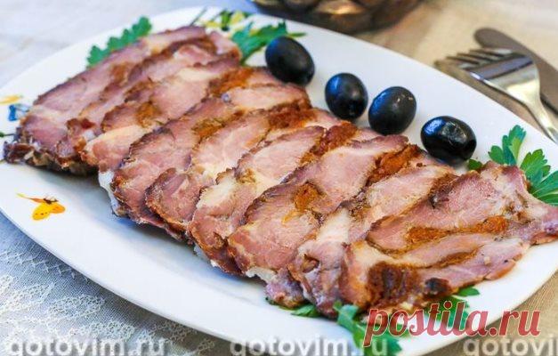 Свиная шейка запеченная «Закусочная» - в каждом ломтике - кусочек кураги