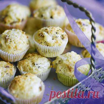 Мини-маффины с сыром и беконом | Goodhouse.ru