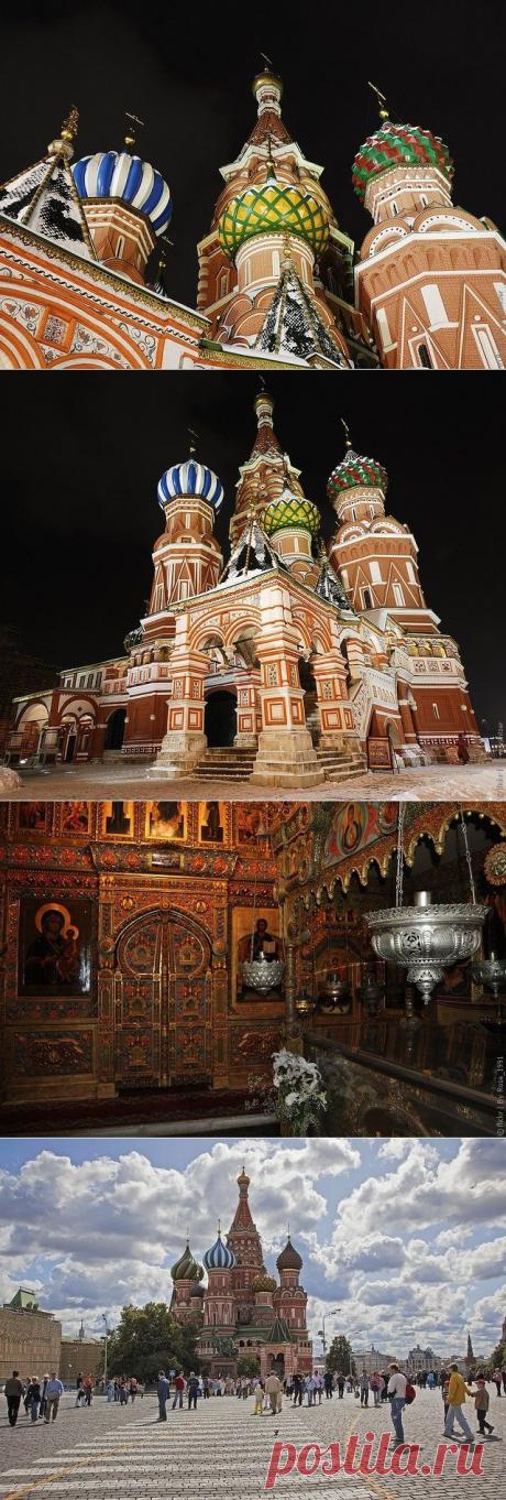 Собор Василия Блаженного в Москве (Покровский собор) - ФОТО.