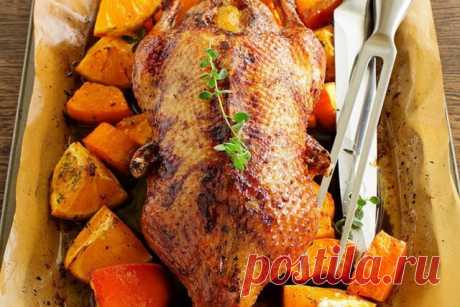 Утка с тыквой в духовке — Д а ч а