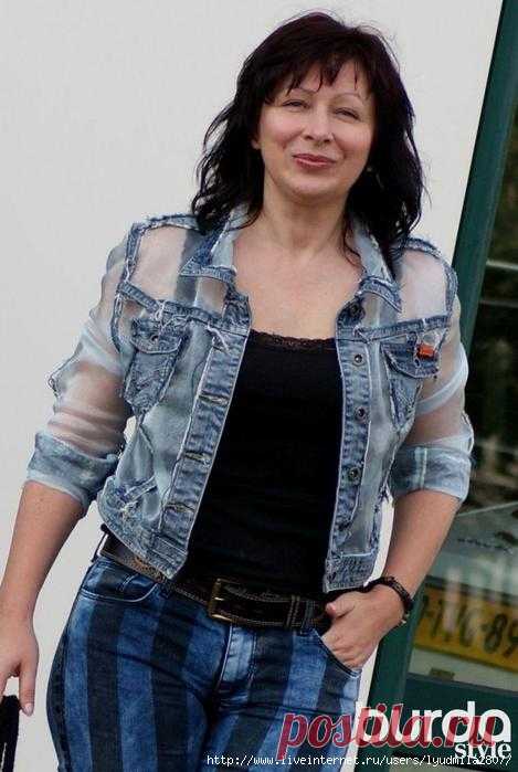 Denim без правил. Переделка джинсовой куртки