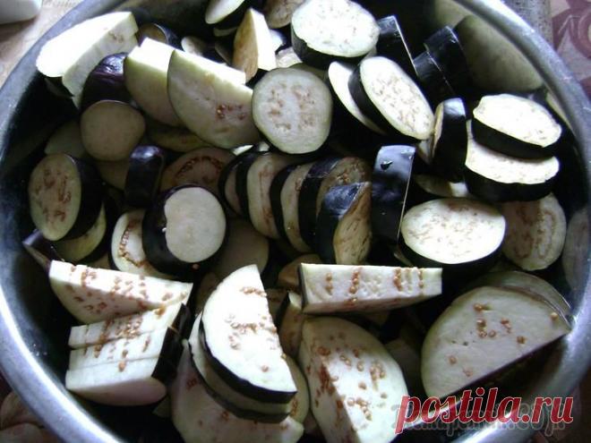 Лечо с баклажанами