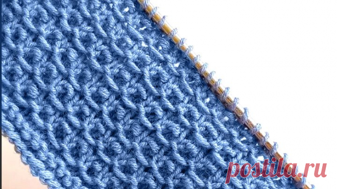 Хороший на _скорую руку_, можно сказать узор для _ленивых_ - славный и простой, эффект заряжает!