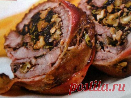 Рулет из говядины | Ложка-Поварёшка рецепты и блюда