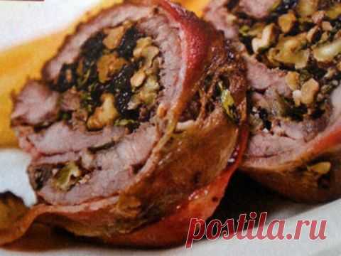 Рулет из говядины | Ложка-Поварёшка рецепты и блюда