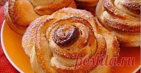 Детские творожные булочки «Розочки»