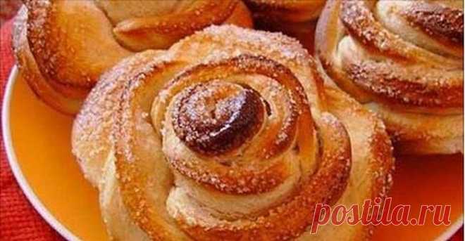Детские творожные булочки «Розочки»