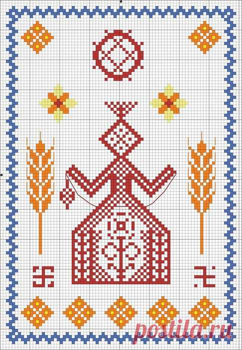 Обережная вышивка.