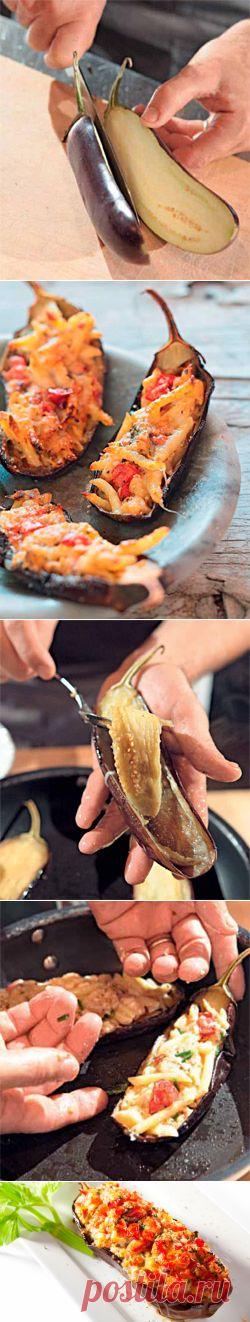 Фаршированные баклажаны с макаронами-пальчиками, рецепт приготовления - Портал «Домашний»
