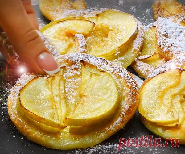 Яблочные слойки - сказочный десерт за 5 минут | ВКУСНЫЕ ЛАЙФХАКИ ФЛОРЫ | Яндекс Дзен