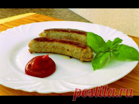 Колбаски для гриля и жарки своими руками. Сочные и очень вкусные, вкуснее магазинных!