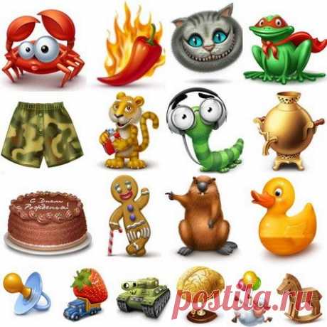 Kids Icons Pack (JPG, PNG, PSD) Посетители сайта SoftLabirint.Com – Предлагаю вам скачать потрясающий сборник высококачественных иконок на детскую тематику. Удивительные животные, забавные герои мультфильмов, поздравительные торты из социальных сетей, замечательные креативные подарки и многое другое собрано для вас в одном