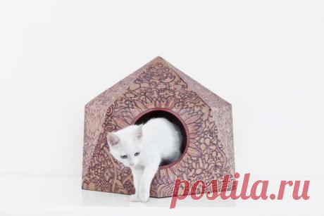 Дом для кошки своими руками: 50 уникальных фото идей